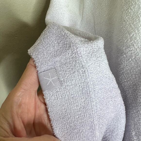 Barefoot Dreams CozyChic Ultra Lite Ocean Breeze Poncho Ombre Violet One Size - Picture 10 of 11